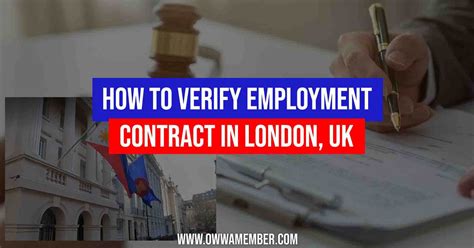 How to Verify Employment Contract in London, United Kingdom.